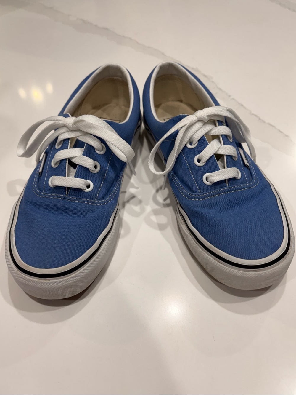 Vans 6 Womens 4.5 Mens Shoes Blue and White Classic Skate Shoes